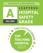 Leapfrog Hospital Safety Grade 'A' Fall 2025 and Top Teaching Hospital 2025