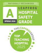 Leapfrog Hospital Safety Grade 'A' Spring 2026 and Top Teaching Hospital 2025
