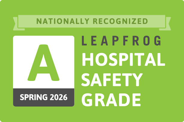 Leapfrog Hospital Safety Grade 'A' Spring 2026